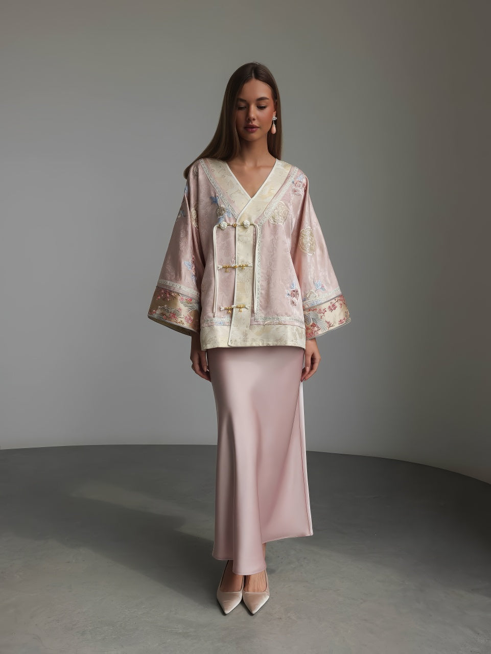 Blossom Crane Kimono