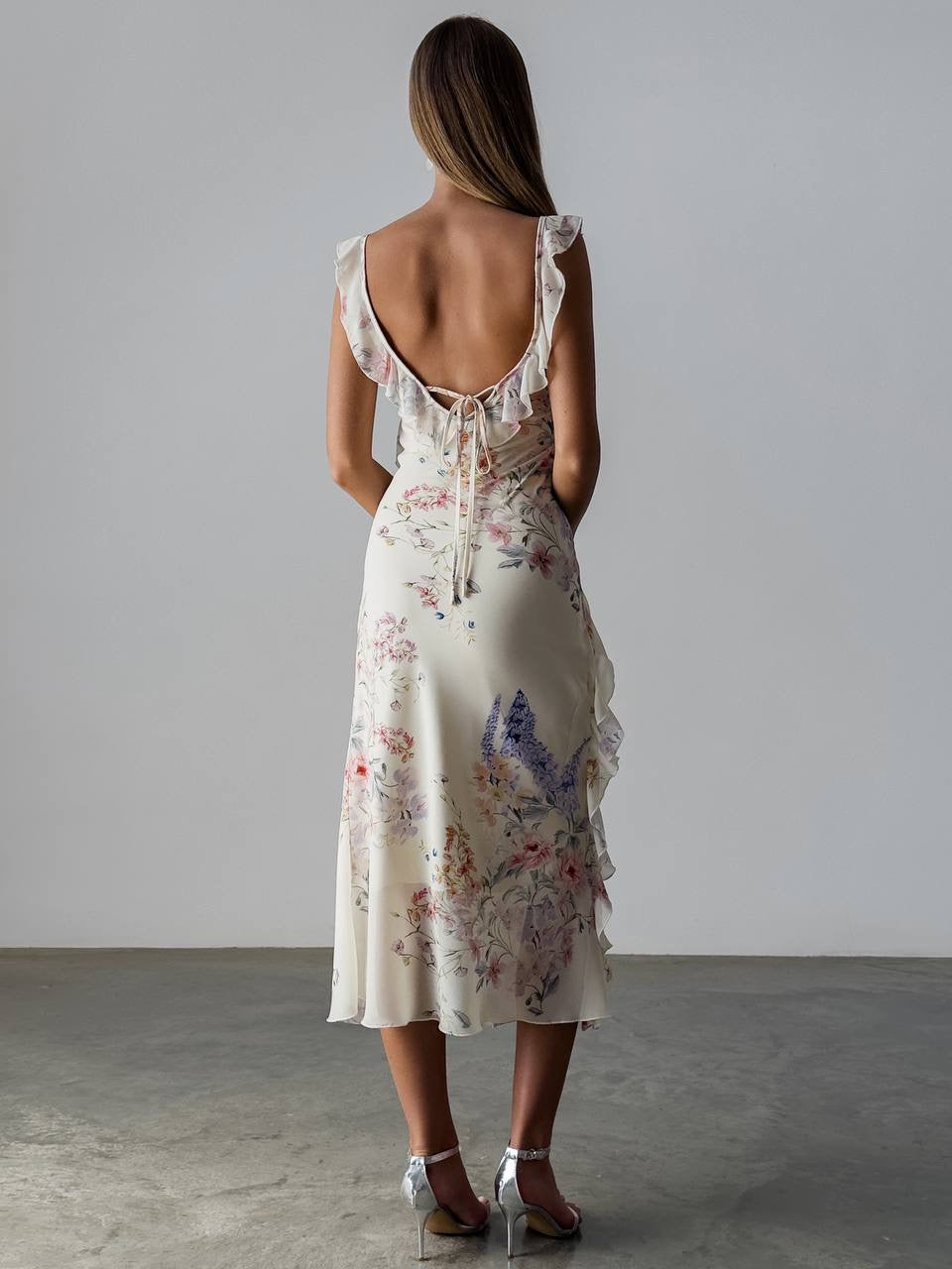 Spring Breeze Midi Elbise
