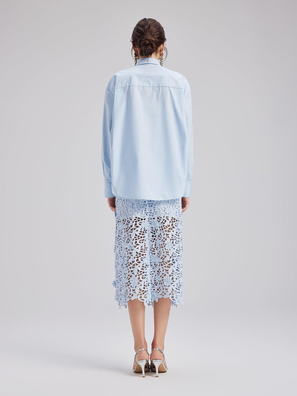 Şık Günlük Pullu Detaylı Bluz (İç Askılısı Dahil)