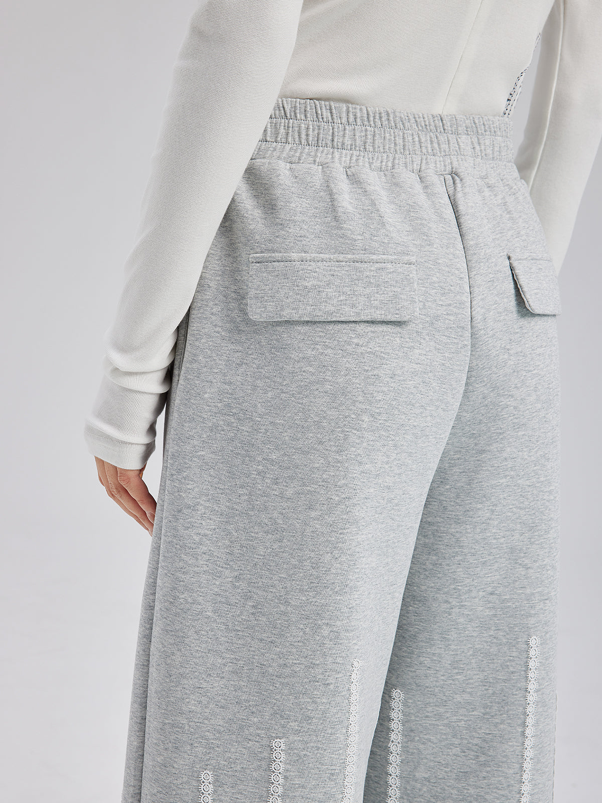 Fransız Dantel İpli Pantolon