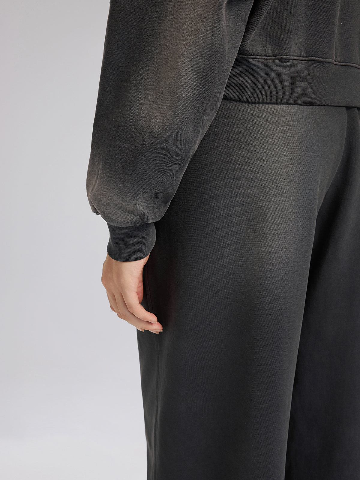 El Boyaması Renk Geçişli Eşofman Altı