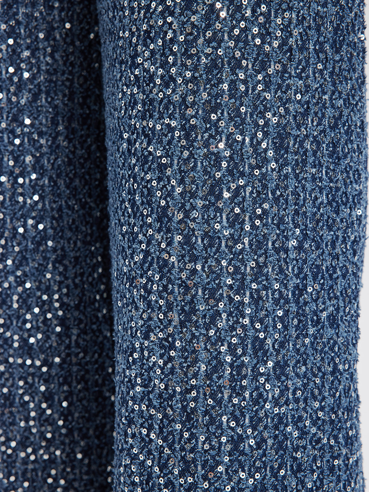 Pullu Kot Görünümlü Tüvit El İşlemeli Pantolon