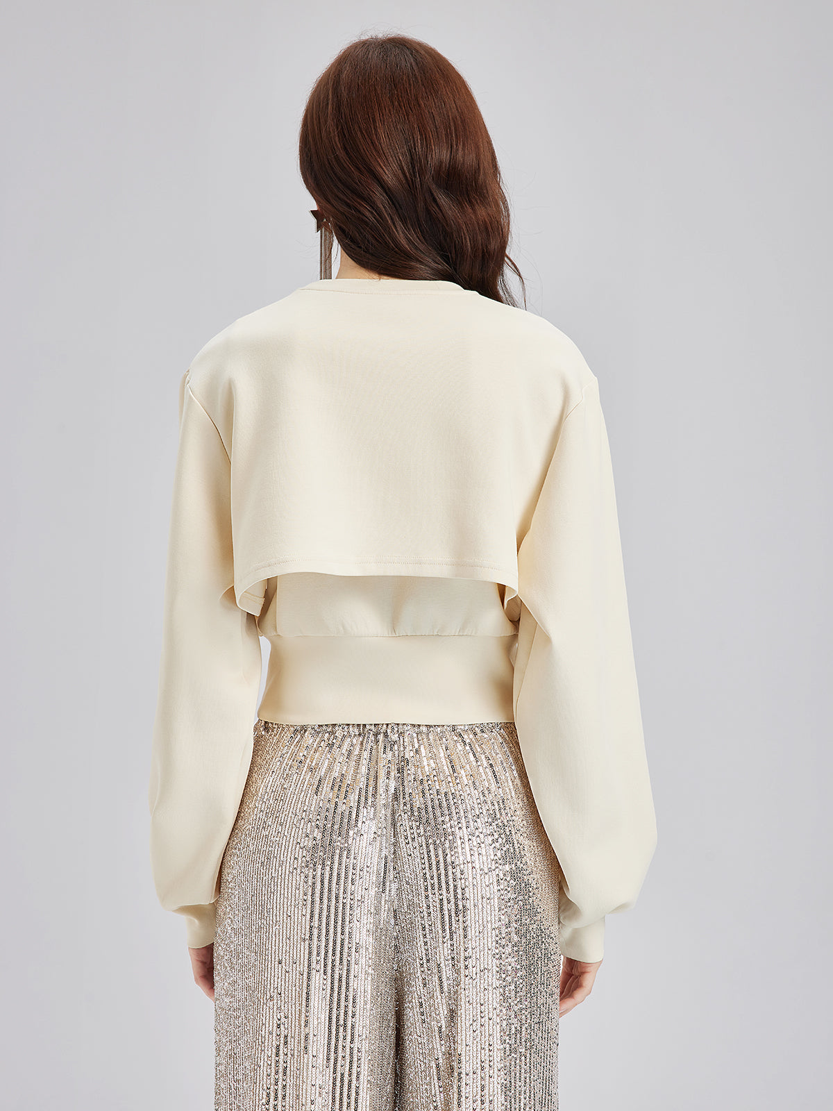 Taş İşlemeli Fermuarlı Yelek ve Takım