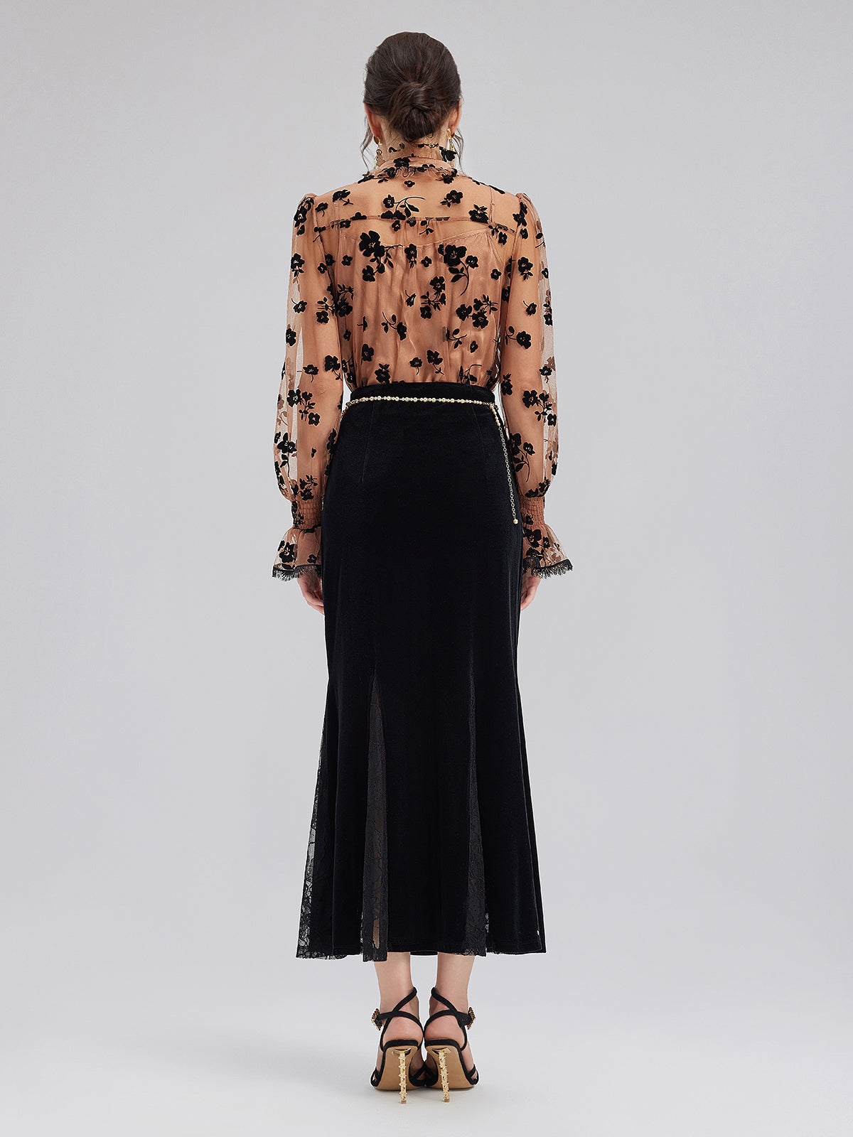 Vintage Fırfırlı Saray Gömleği