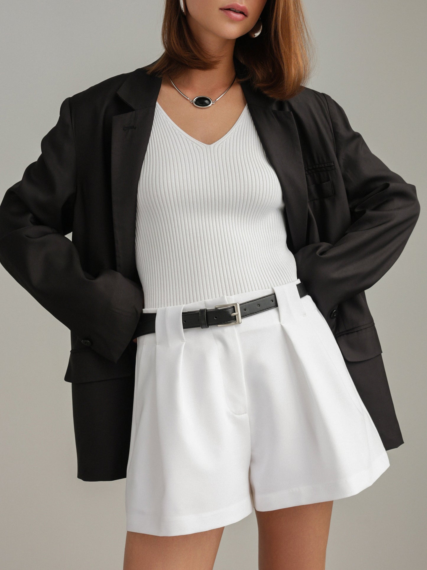 Siyah Boyfriend Blazer Ceket