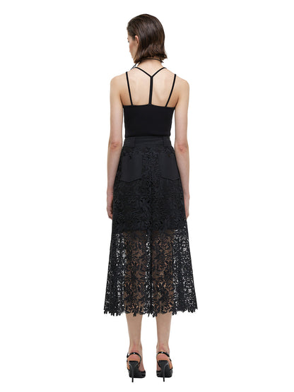 Kapalı Fitilli Triko Y Sırt Askılı Bluz