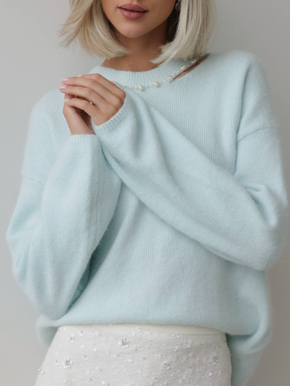 Misty İnci Triko Kazak