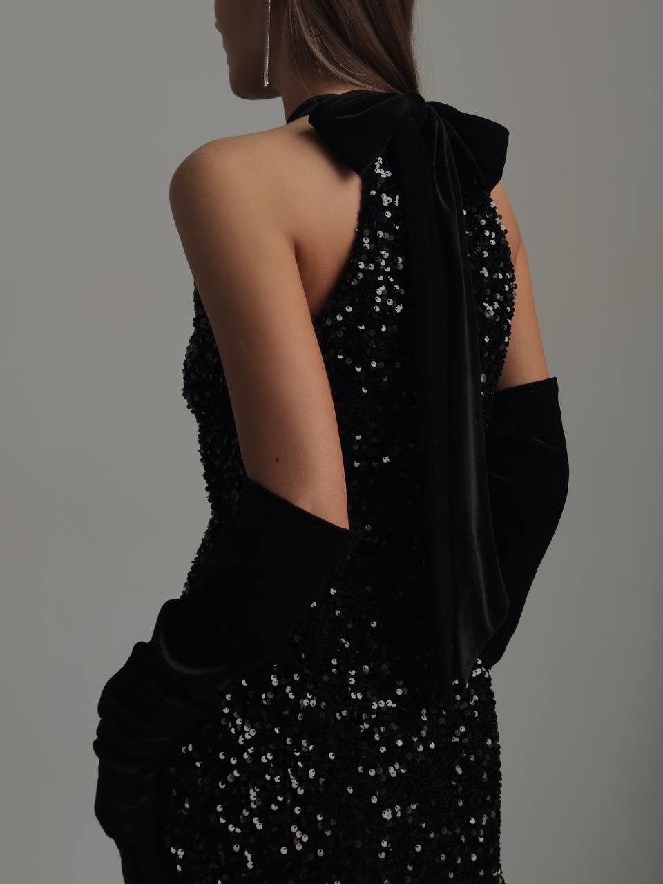 Gece Yarısı Fiyonk Elbise