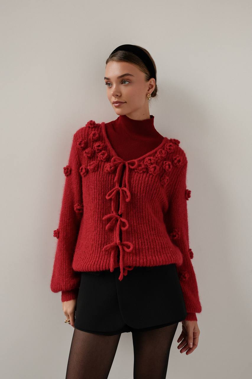 Basic Kırmızı Balıkçı Yaka