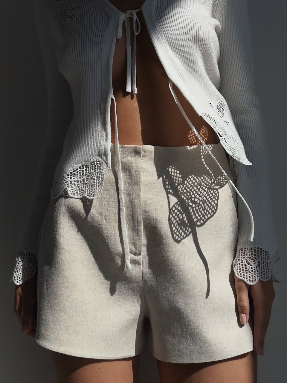 Keten Esinti Şort
