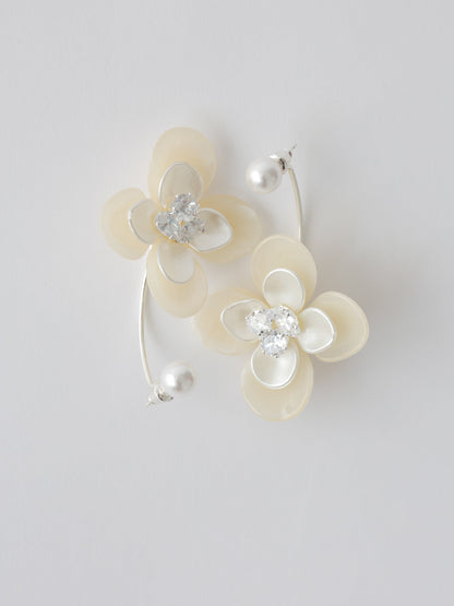 İnci Işıltılı Küpe