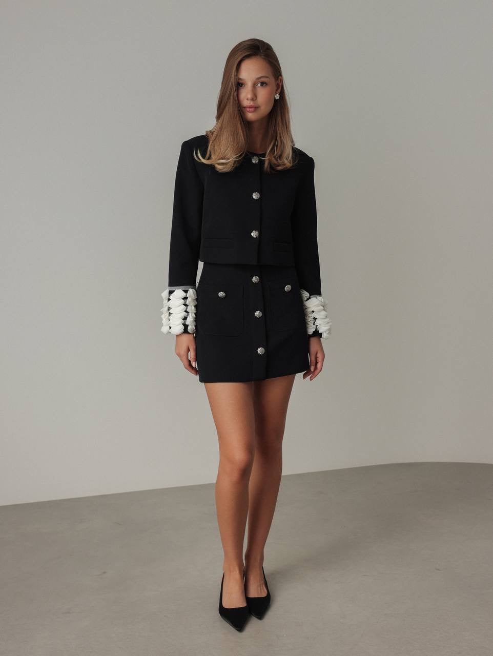 İnce Detaylı İnci Zarafet Takım