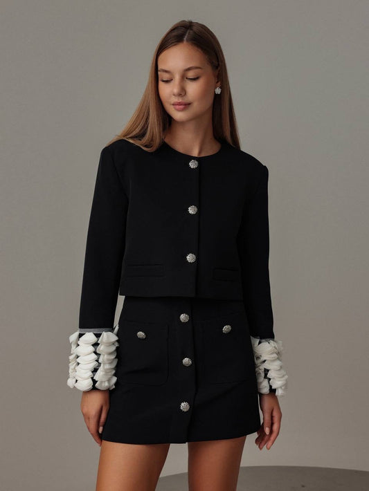 İnce Detaylı İnci Zarafet Takım