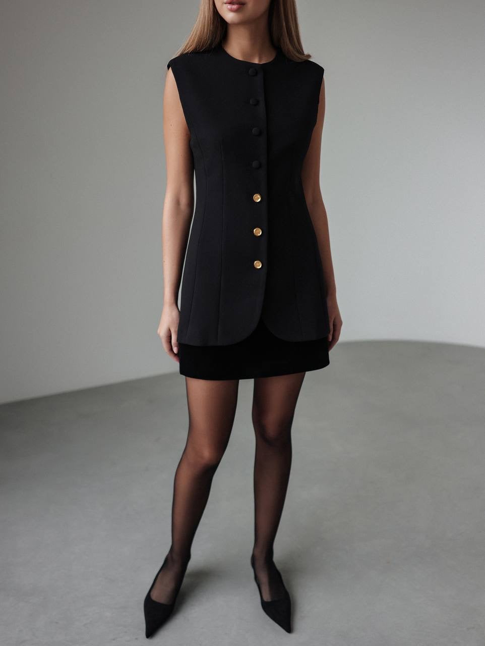 Yüksek Bel Mini Etek