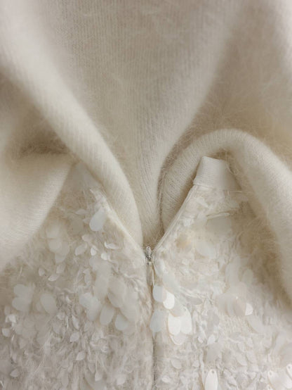 Payet İşlemeli Mini Etek