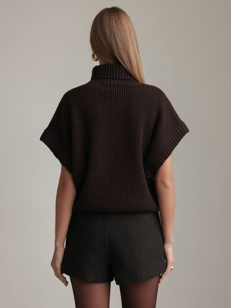 Şık Yün Karışımlı Şort