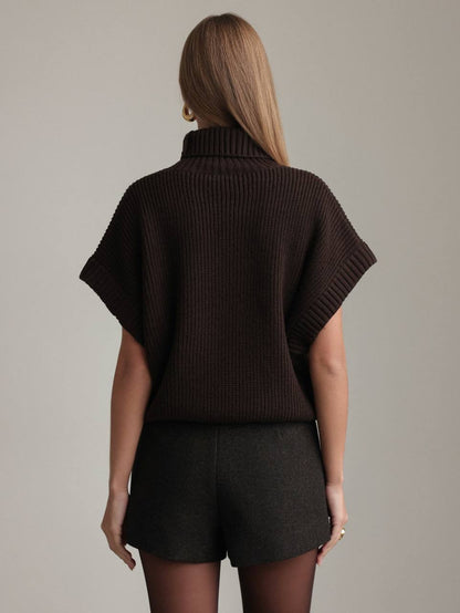 Şık Yün Karışımlı Şort