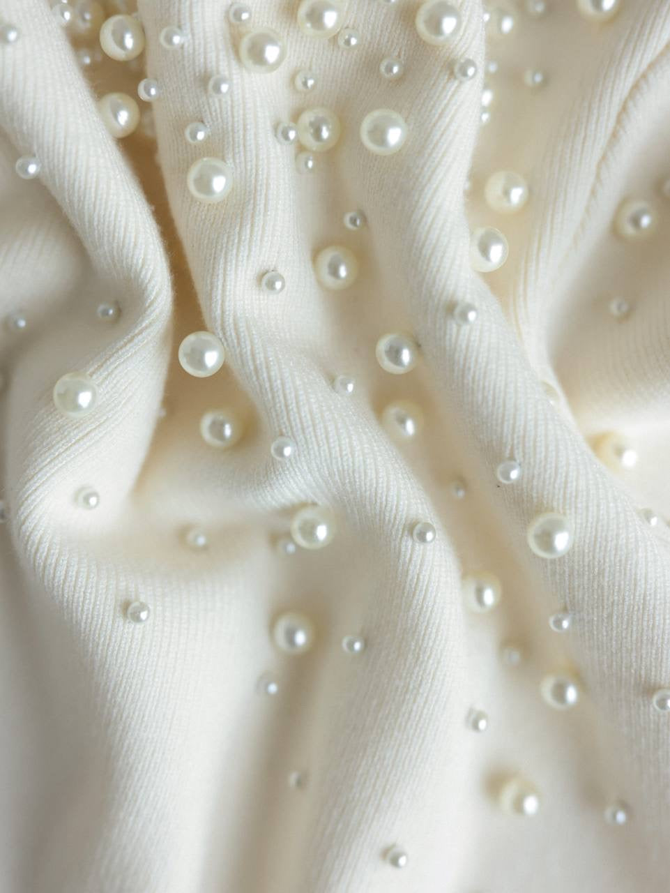 İnci İşlemeli Kazak