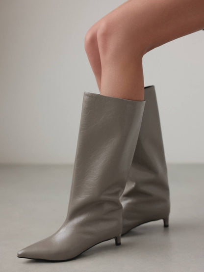 Dokulu Yün Mini Etek