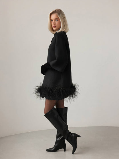 Velanna Siyah Pelerin