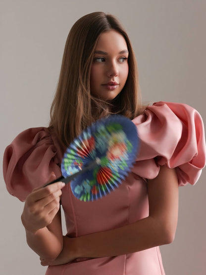 Blush Royale Saten Elbise