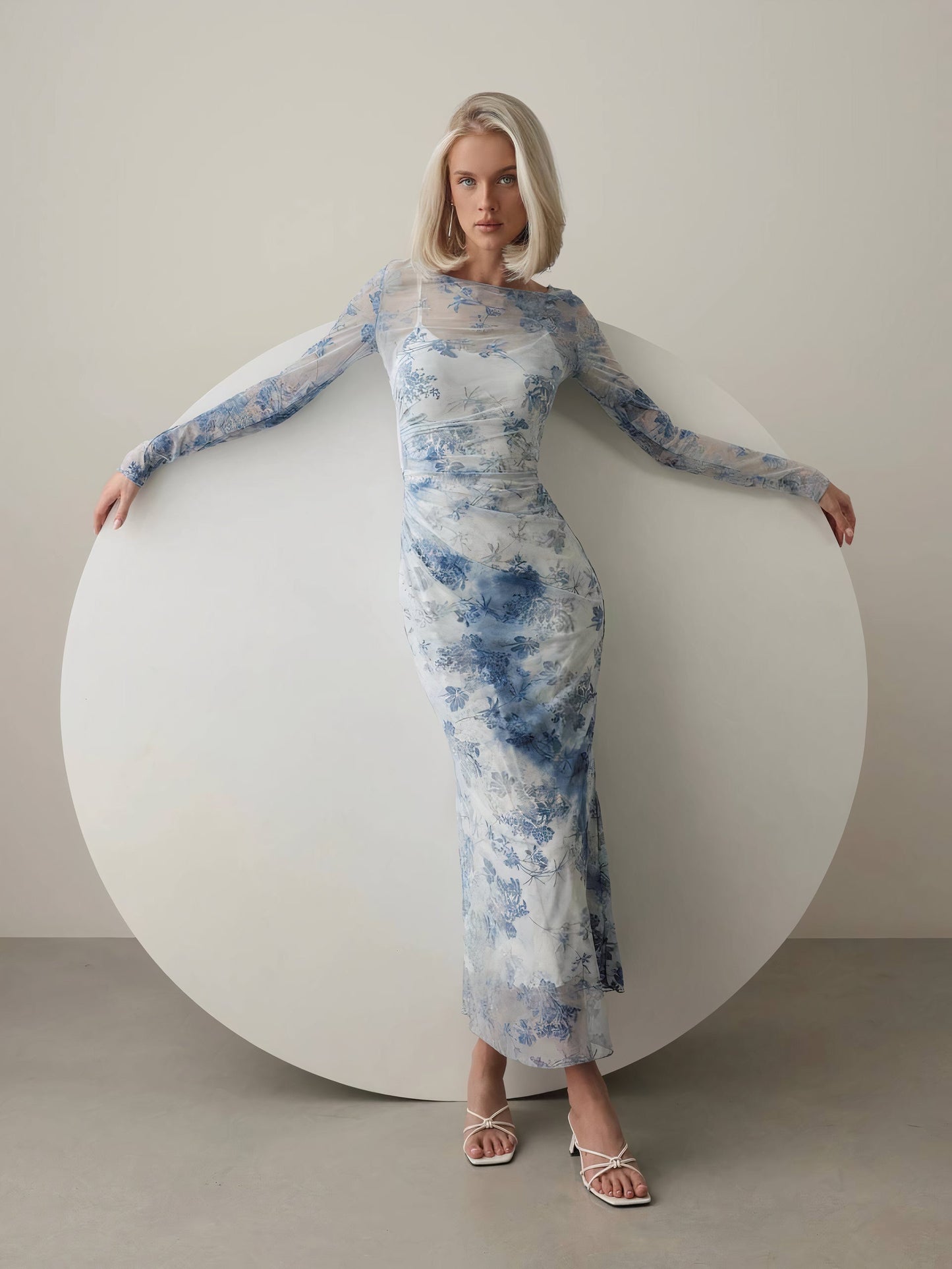 Mavi Sis Tül Elbise