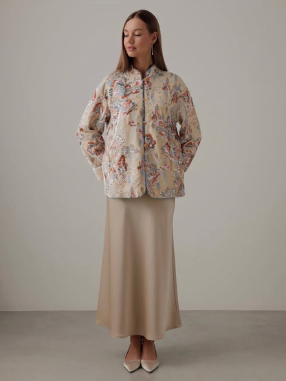 Hikari Nakışlı Kimono Ceket
