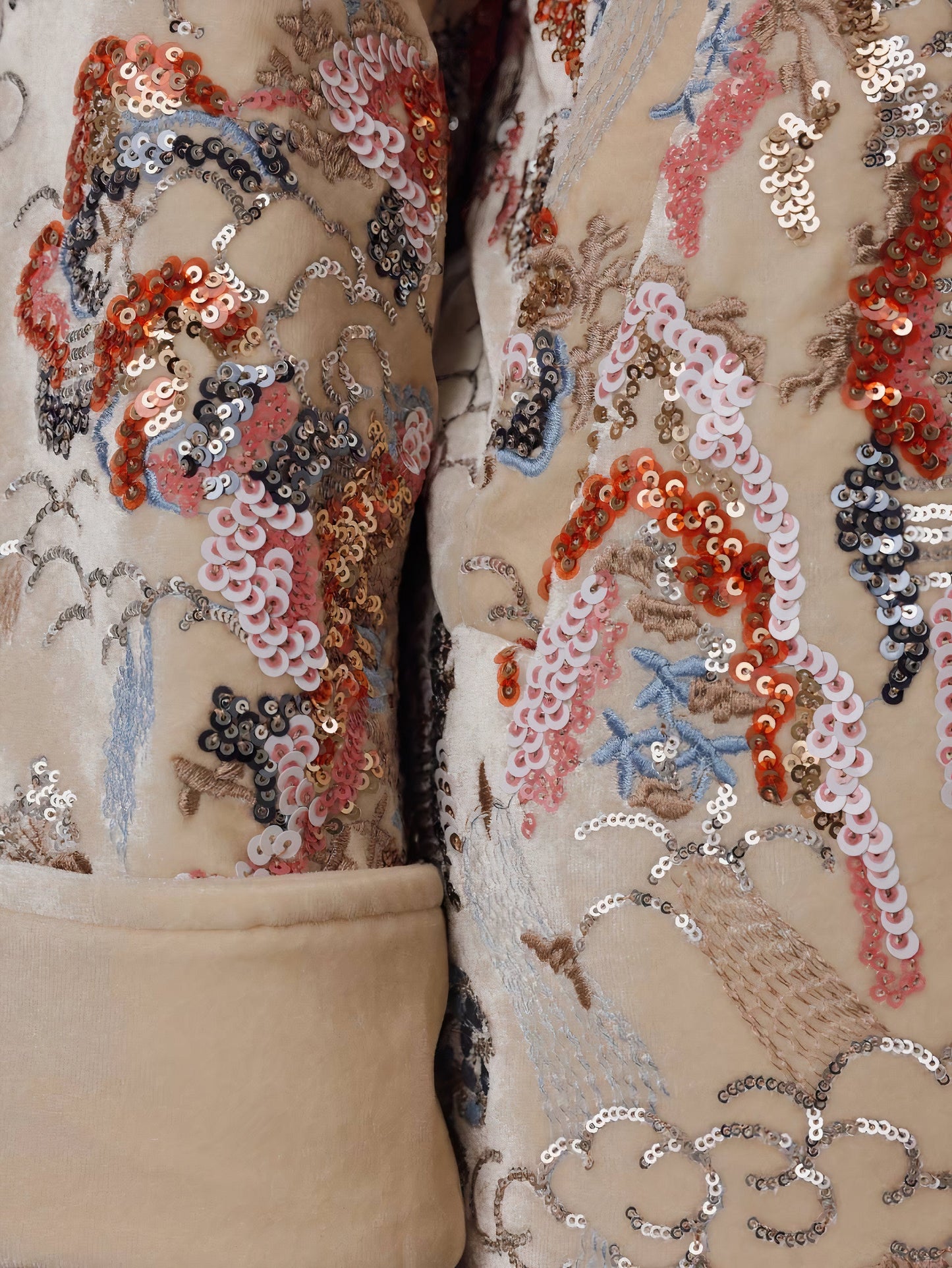 Hikari Nakışlı Kimono Ceket