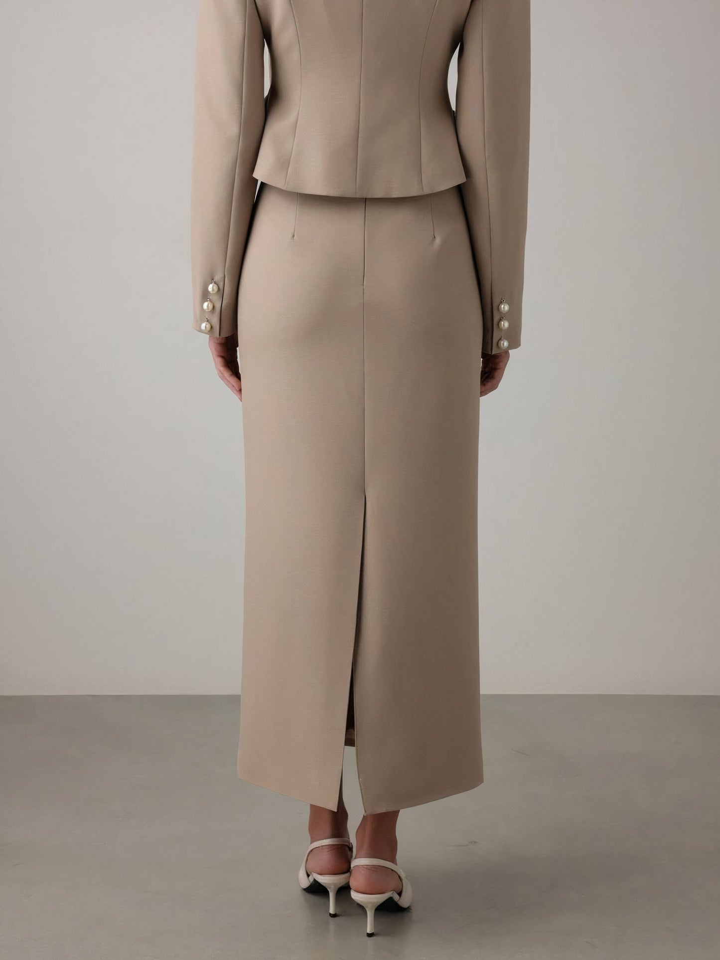 Amelie İnci Düğmeli Takım