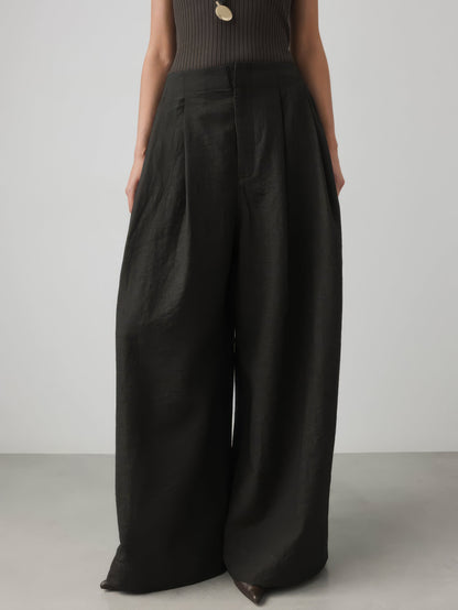 Kruvaze Yaka Fitilli Triko Üst