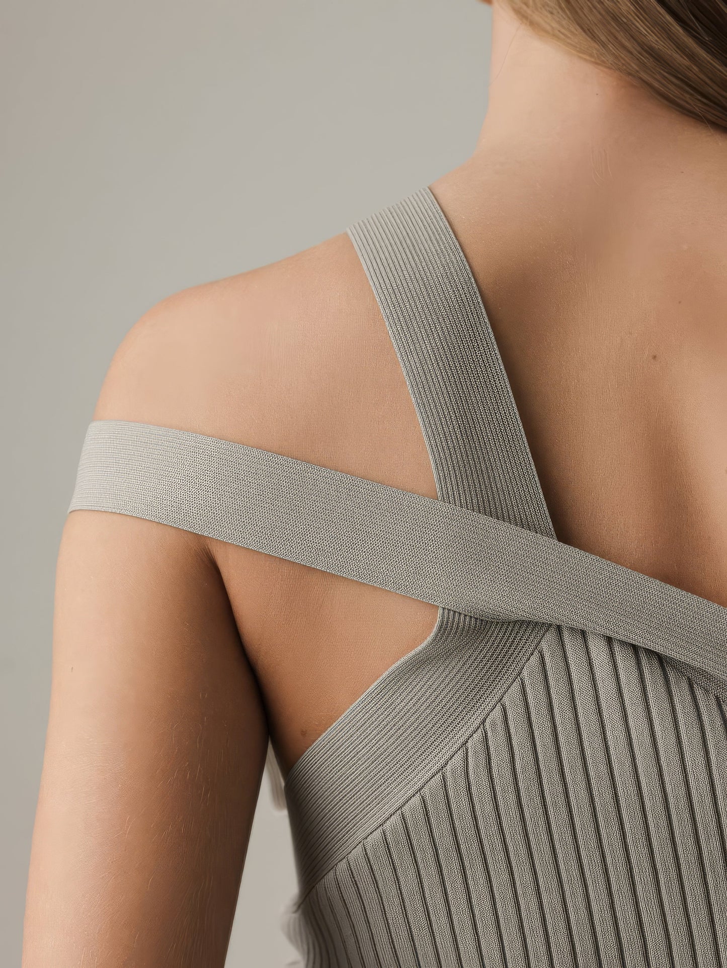 Dökümlü Detaylı Siyah Atlet