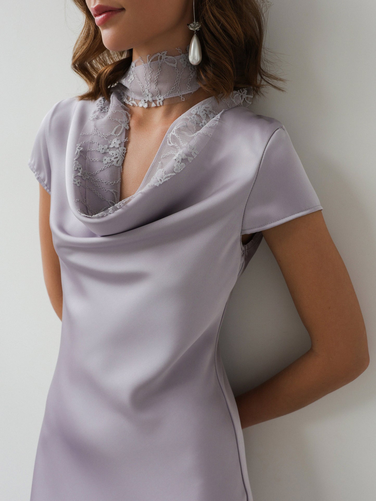 Lavanta Whisper Elbise