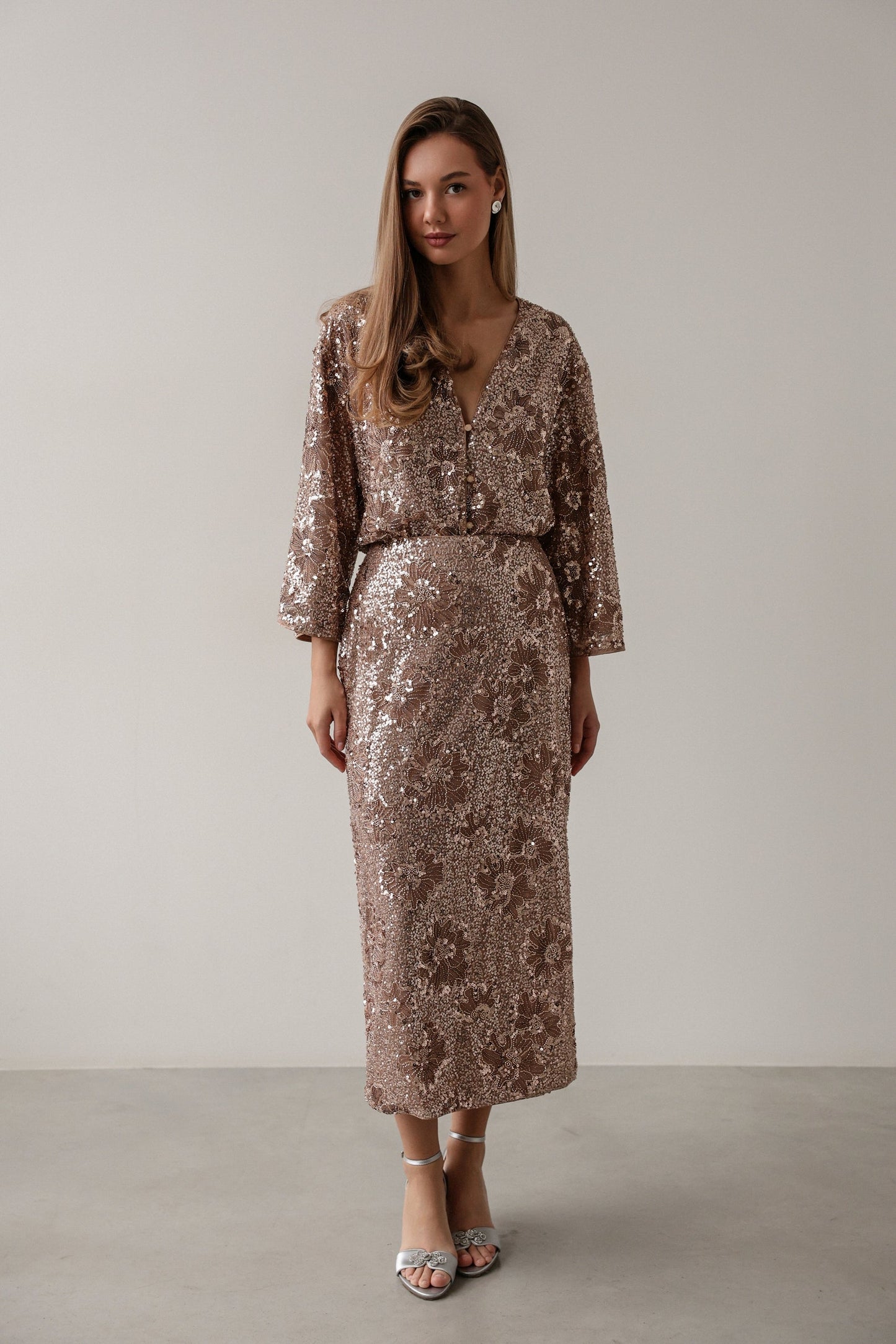 Celestial Payetli Kimono Ceket