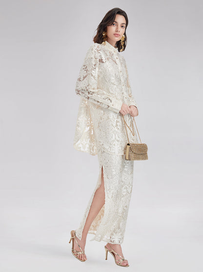 Modern Etnik Yakma Gömlek