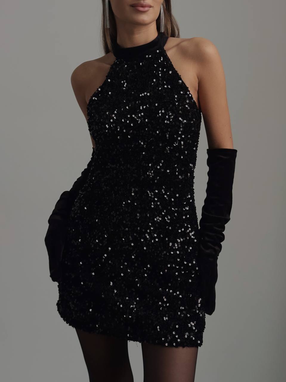 Gece Yarısı Fiyonk Elbise