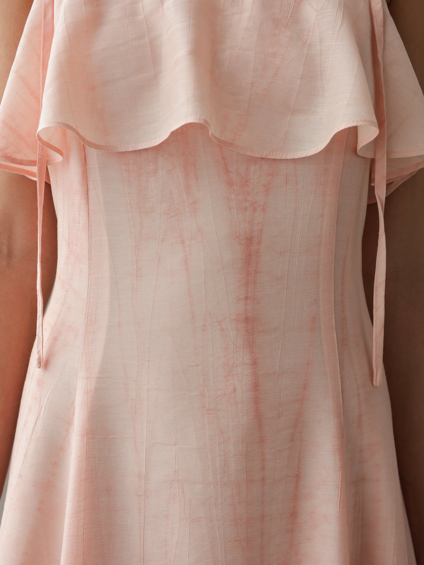 Fırfır Askılı Elbise