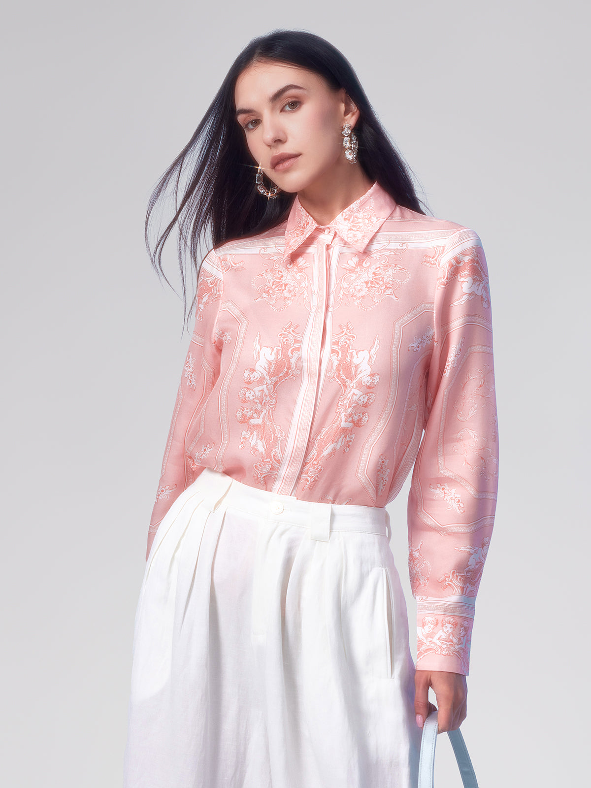 Yüksek Kalite Keten Bol Paça Pantolon