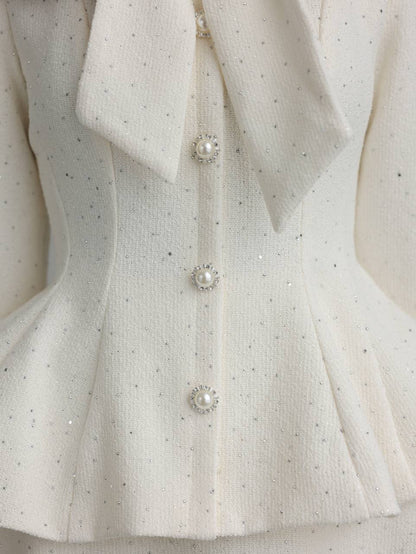 Kristal Fiyonk Tüvit Elbise