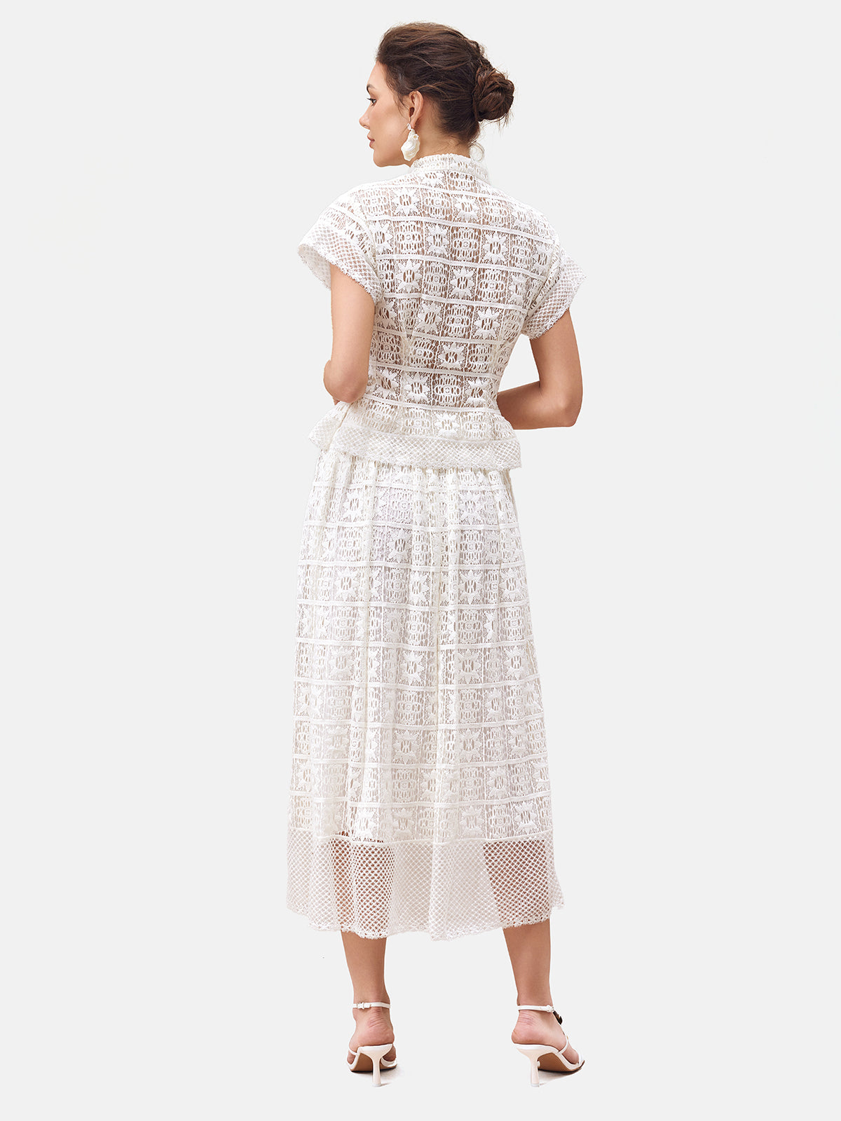 Güpür Dantel Yarım Etek