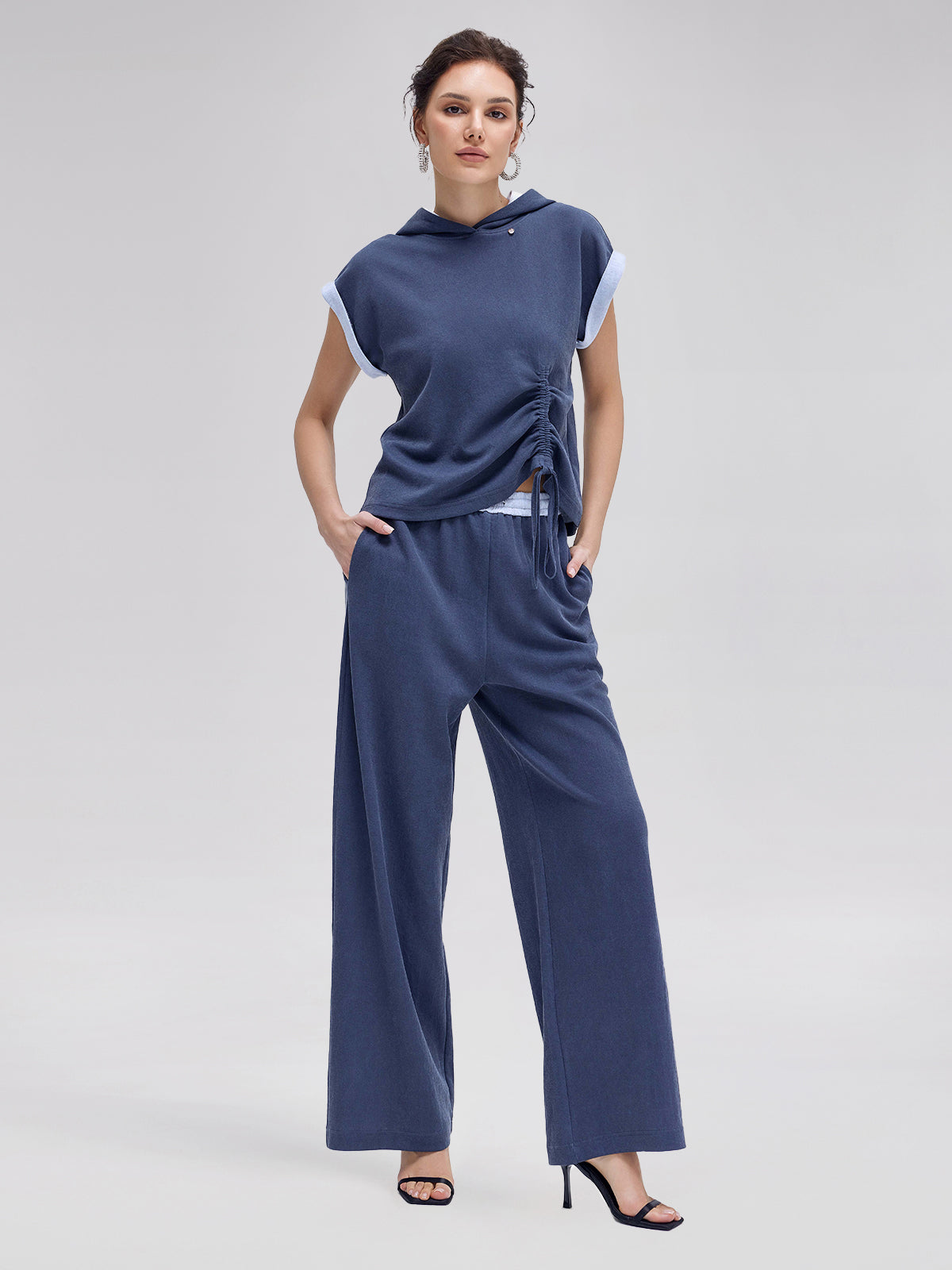 Kaliteli Pamuklu Triko İpli Bluz