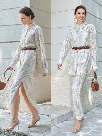 Modern Etnik Yakma Gömlek