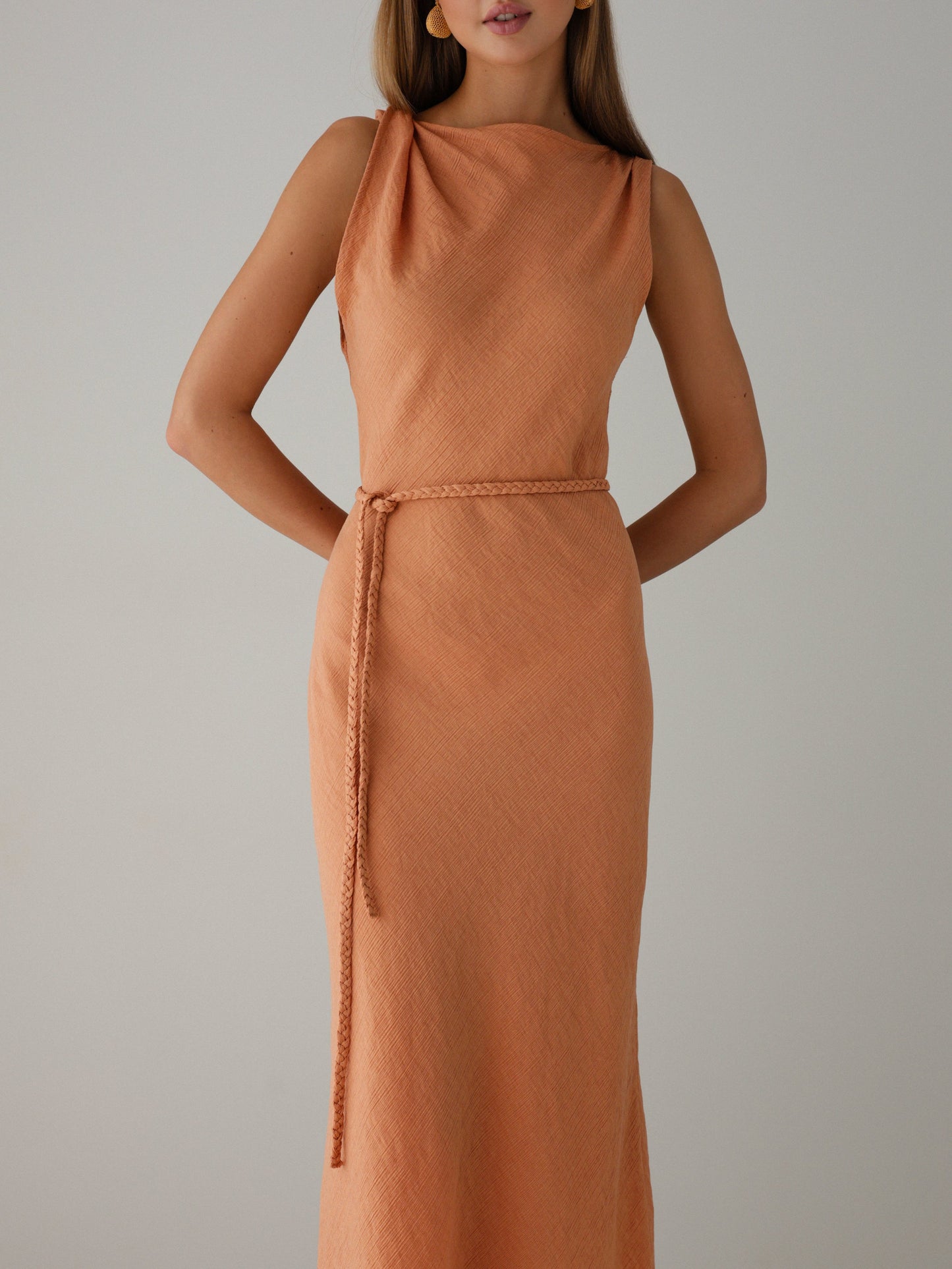 Terracotta Sun Elbise