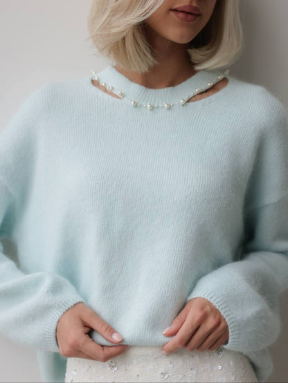 Misty İnci Triko Kazak