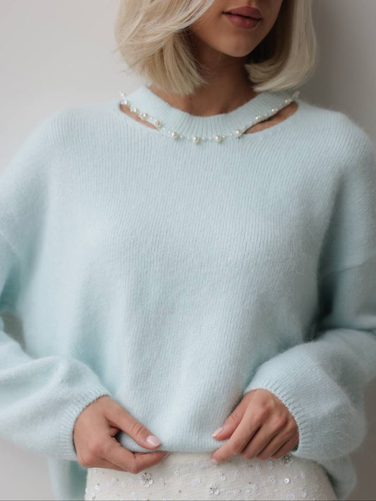 Misty İnci Triko Kazak