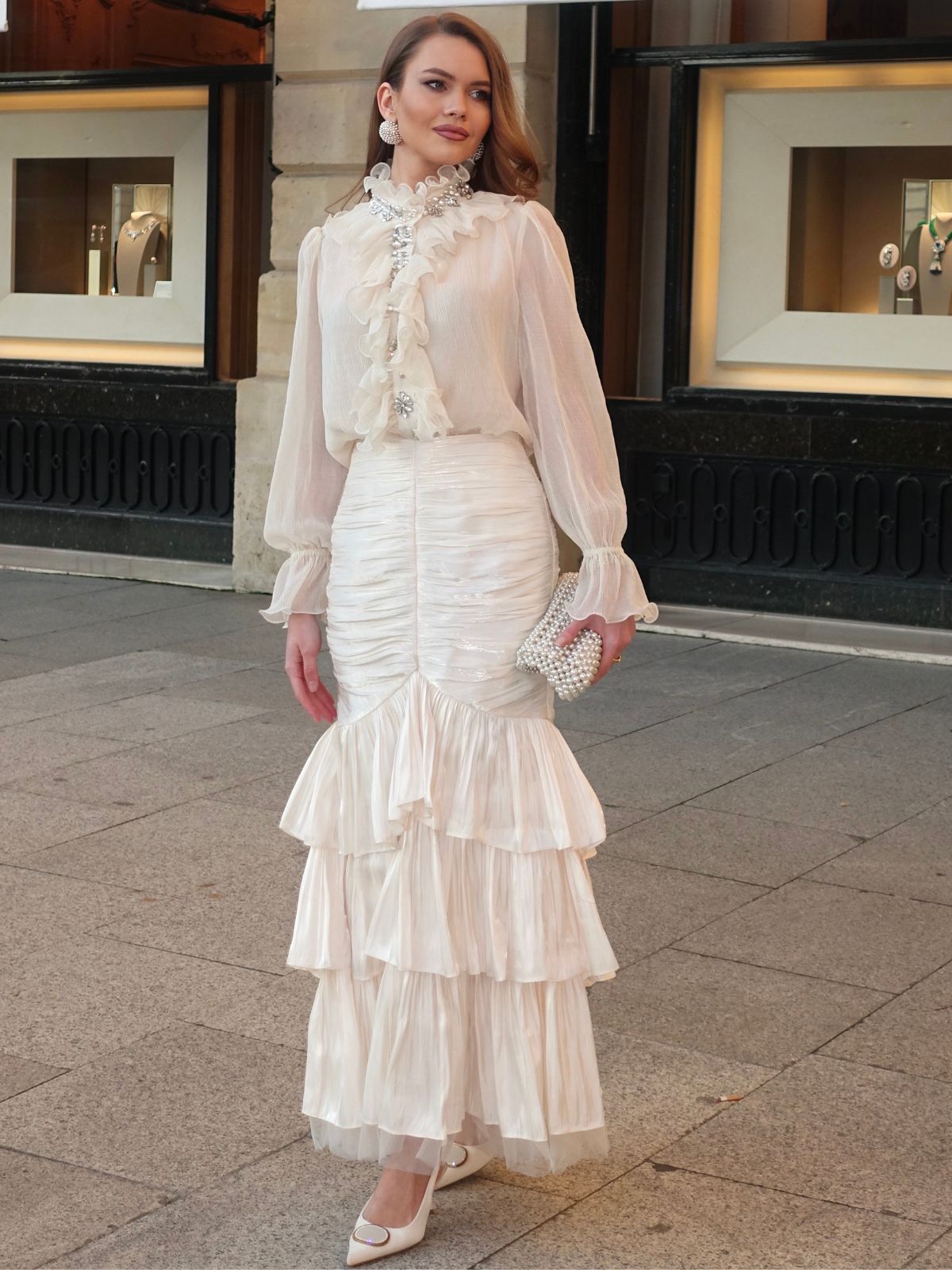 Romantik Ada Temalı Balık Etek