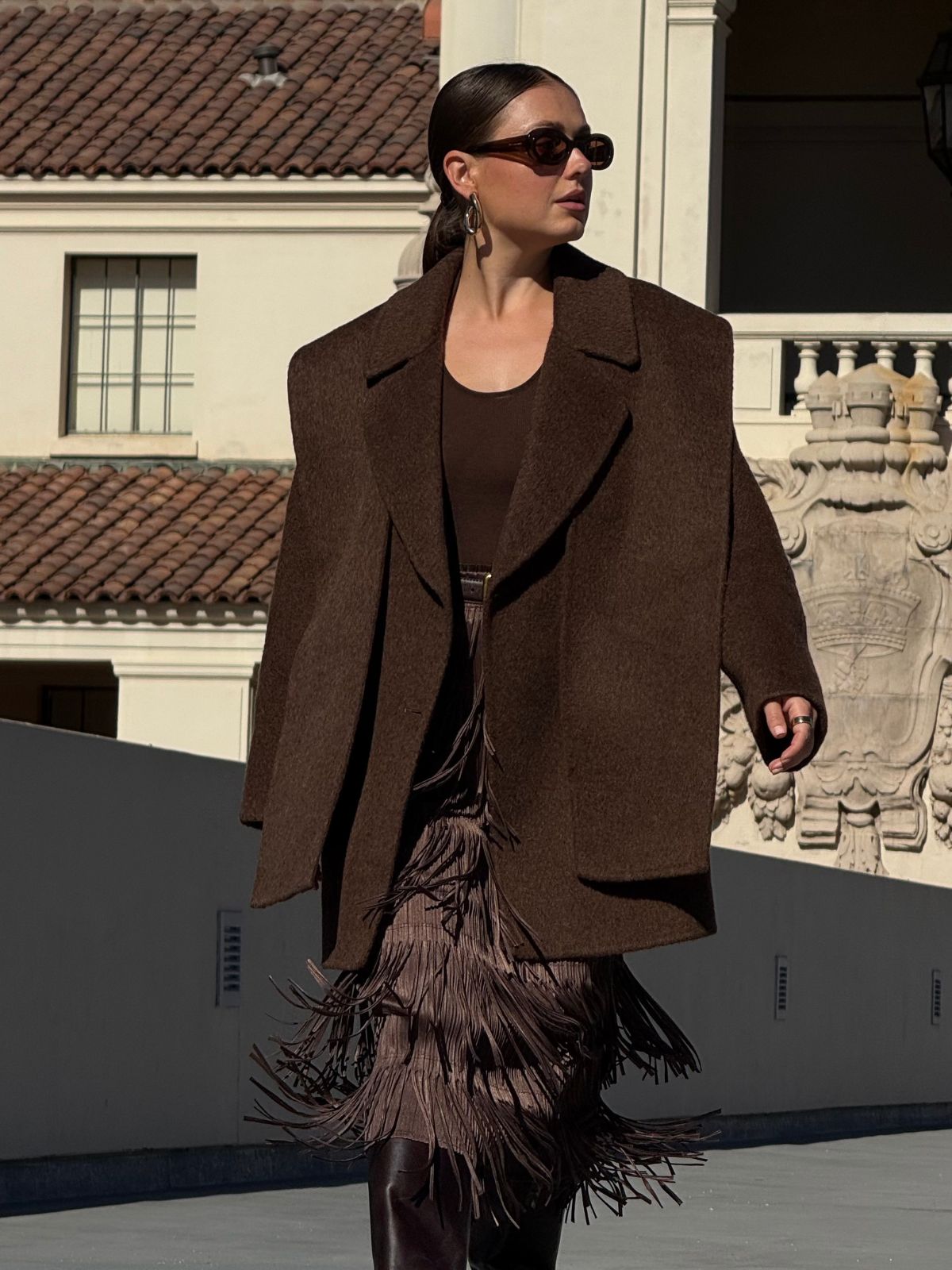 Kovboy Tarzı Püsküllü Etek