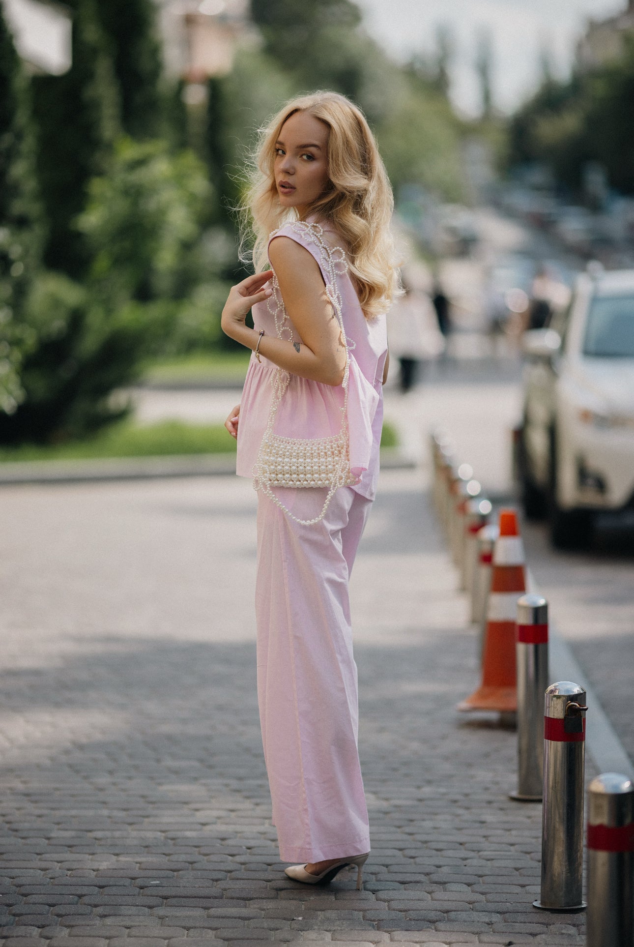 Allık Şeftali Pamuklu Takım