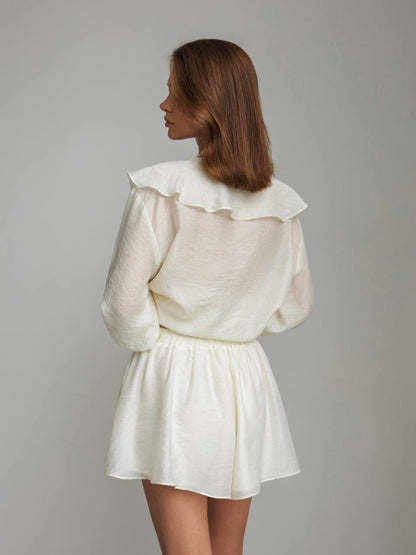 Krem Esinti Keten Takım