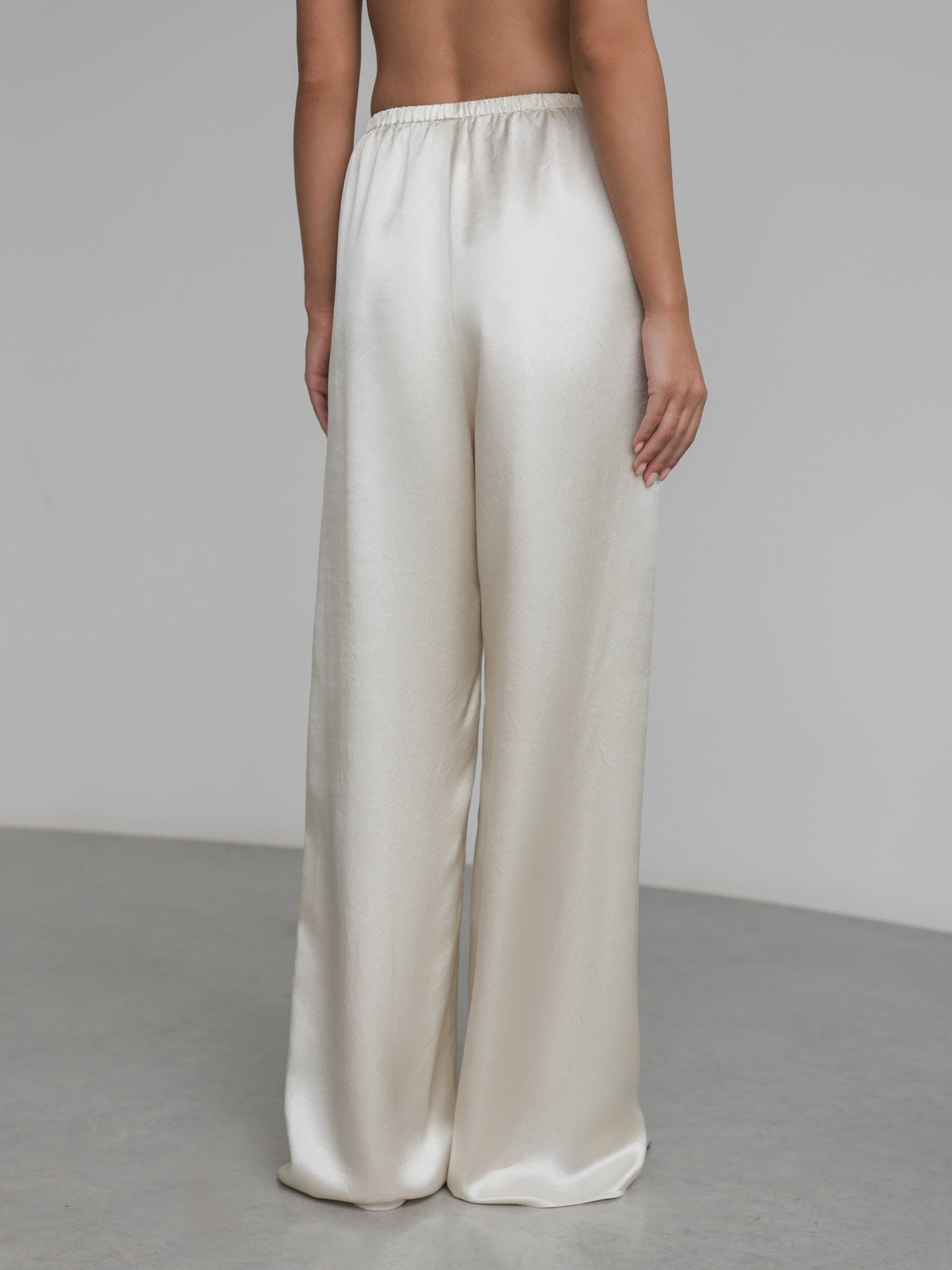Fildişi Flow Pantolon