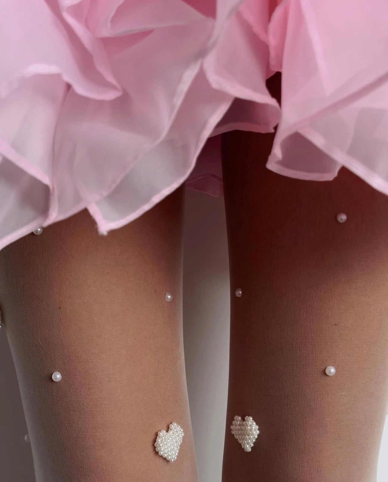 İnci Kalp Külotlu Çorap